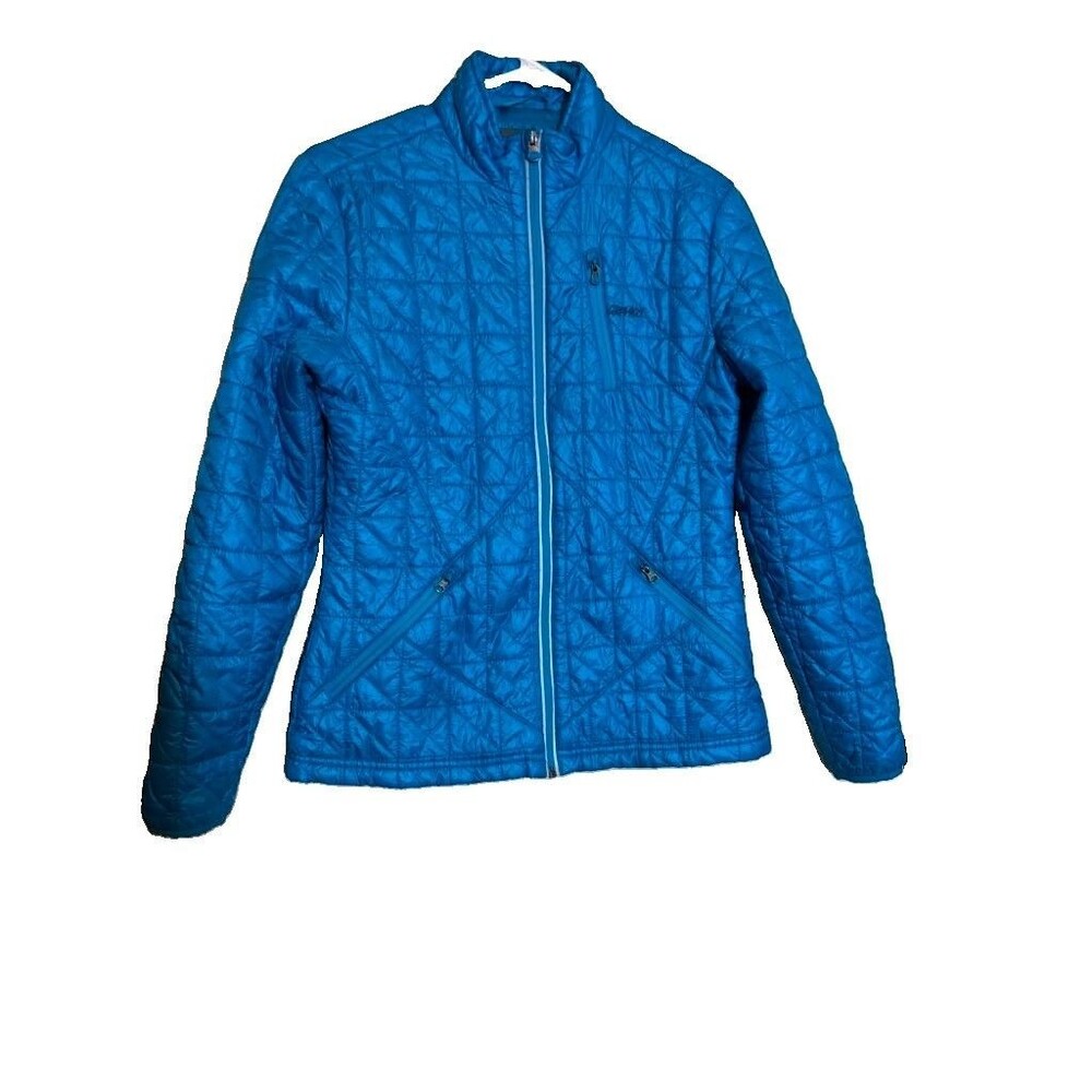 GRAMICCI Jacket Womens Small S Blue Paragon Quilted Insulated Primaloft